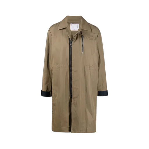 Long-Sleeve Trench Coat