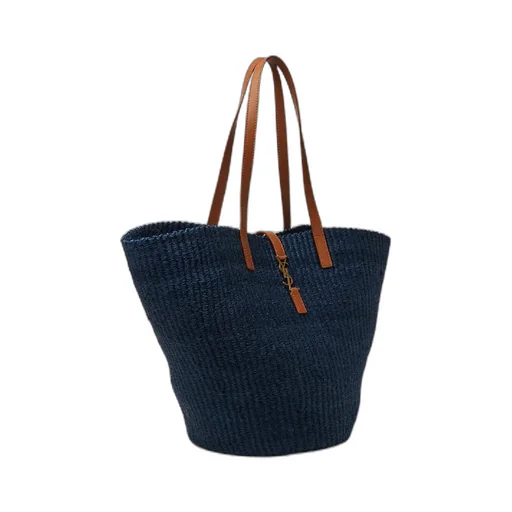 Saint Laurent Logo Plaque Tote Bag
