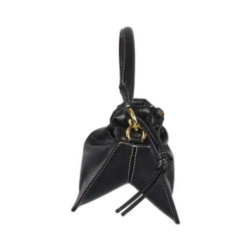 Logo-Plaque Drawstring Tote Bag