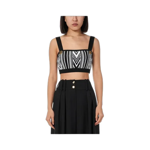 Striped Cropped Tank Top