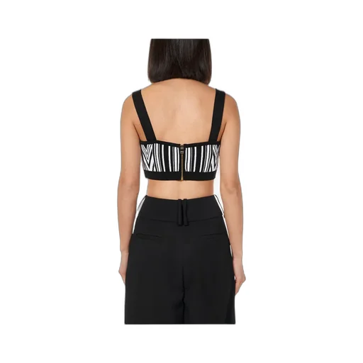 Striped Cropped Tank Top