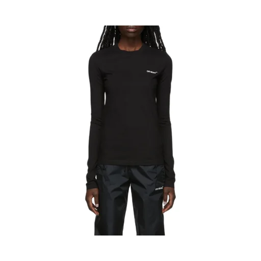 Diag-Stripe Long-Sleeved T-Shirt