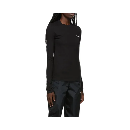 Diag-Stripe Long-Sleeved T-Shirt