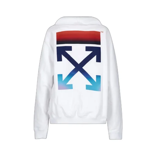 Off-White Arrow Printed Drawstring Hoodie