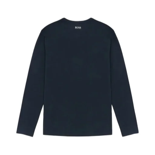 Round Collar And Long-Sleeved T-Shirt