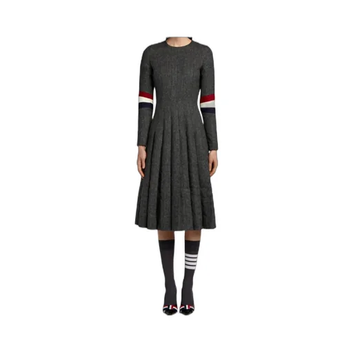 Wool Pleated Dress