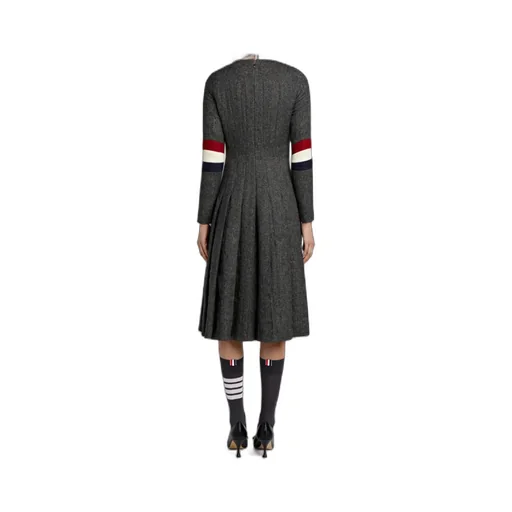 Wool Pleated Dress