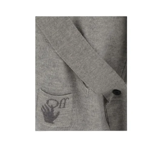 Off-White Logo Patch Drawstring Hoodie