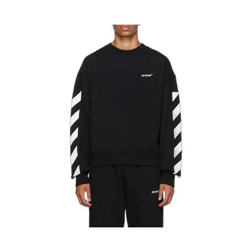 Diagonal Helvetica Oversized Sweatshirt