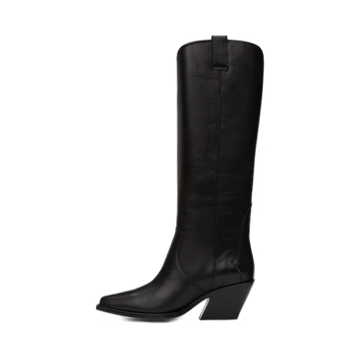 Anine Bing Tania Block Heel Knee-High Boots