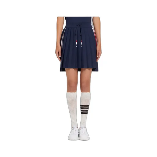 Thom Browne Rwb Pleated High Waist Mini Skirt