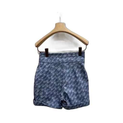 Light Blue Chambray Shorts