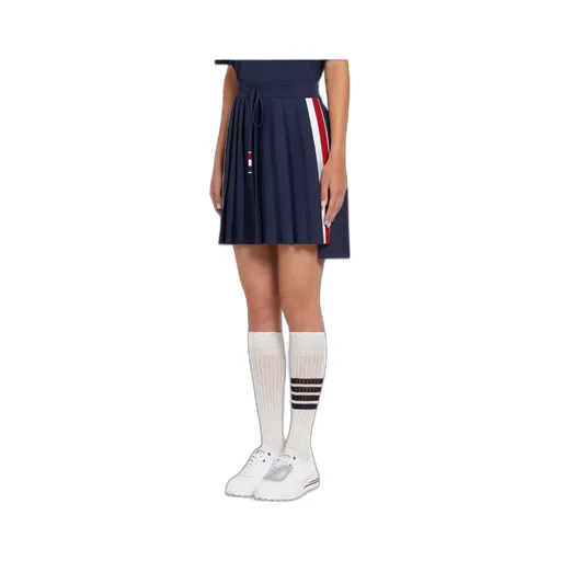 Thom Browne Rwb Pleated High Waist Mini Skirt