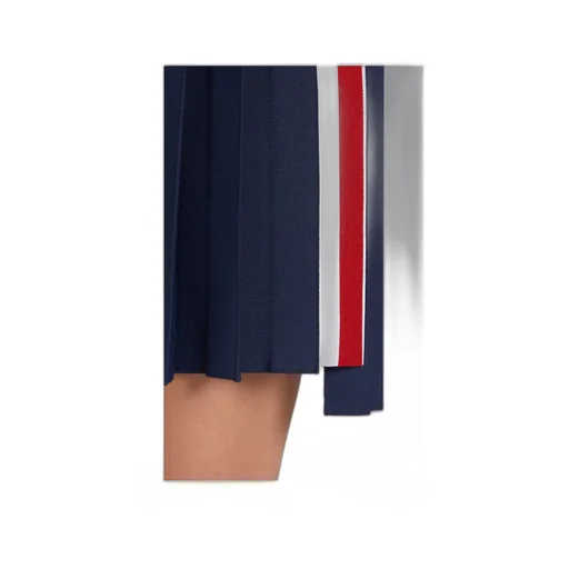 Thom Browne Rwb Pleated High Waist Mini Skirt