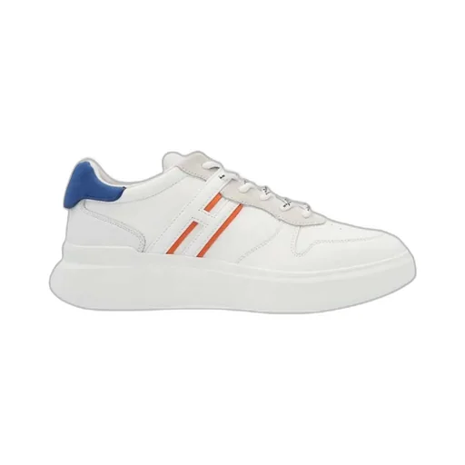 Hogan Round Toe Lace-Up Sneakers