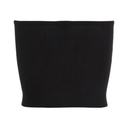 Saint Laurent Strapless Cropped Knitted Top