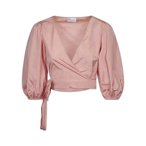 V-Neck Bow-Tie Blouse