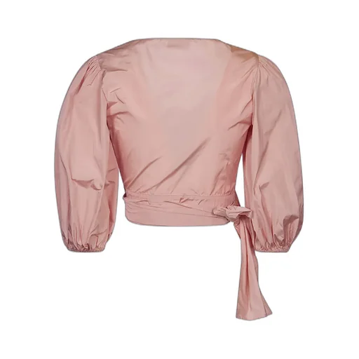 V-Neck Bow-Tie Blouse