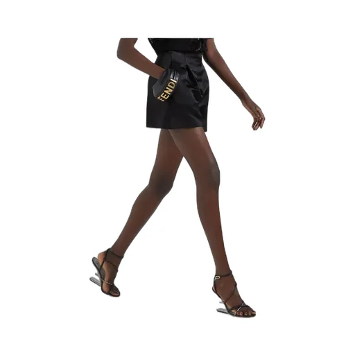 Tailored Silk Shorts