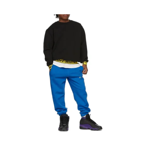 Off-White Kids Logo Detailed Long Sleeved Sweatshirt