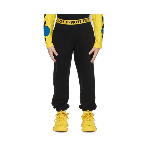 Off-White Kids Industrial Logo Waistband Sweatpants