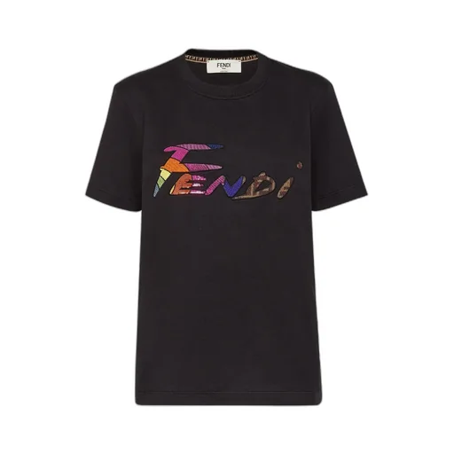 Black Cotton T-Shirt