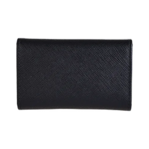 Prada Logo Plaque Tri-Fold Key Case