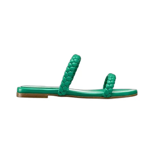 Logo Flat Sandals