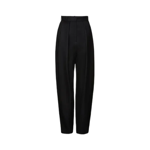 High-Waisted Oversize Tapered Trousers