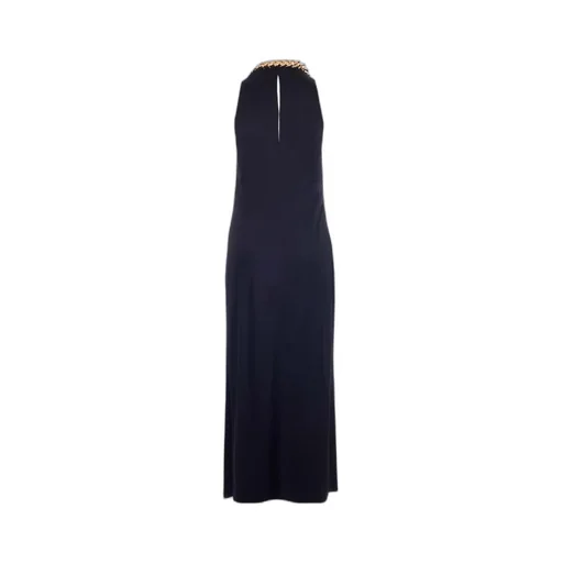 Versace Chain-Link Detailed Maxi Dress