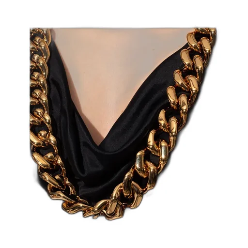 Versace Chain-Link Detailed Maxi Dress