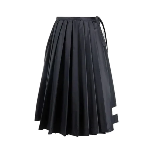 Pleated Midi Skirt