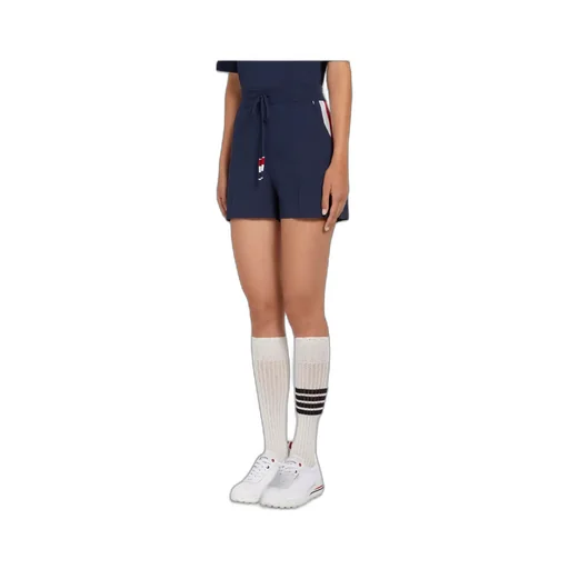 Thom Browne Rwb Stripe Detailed Drawstring Shorts