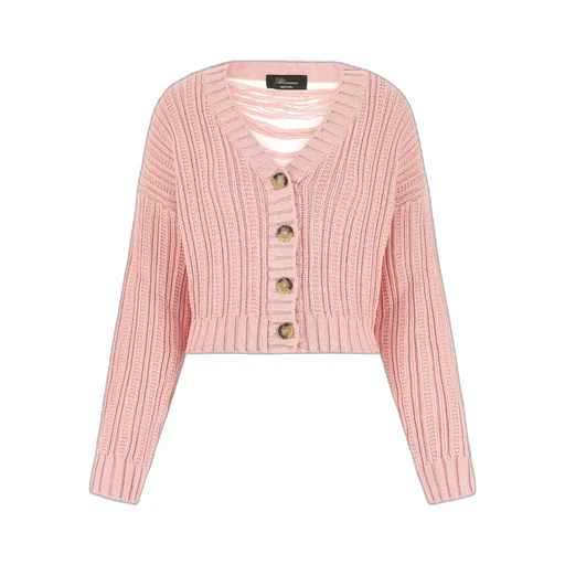 Blumarine V-Neck Buttoned Knitted Cardigan