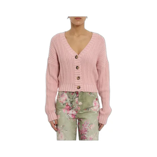 Blumarine V-Neck Buttoned Knitted Cardigan