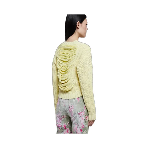 Long-Sleeved Knitted Cardigan