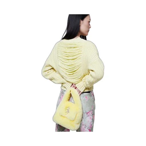 Long-Sleeved Knitted Cardigan