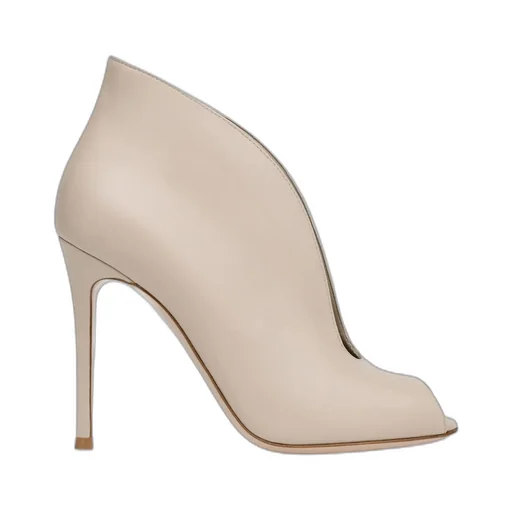Gianvito Rossi Vamp Peep-Toe Heeled Sandals