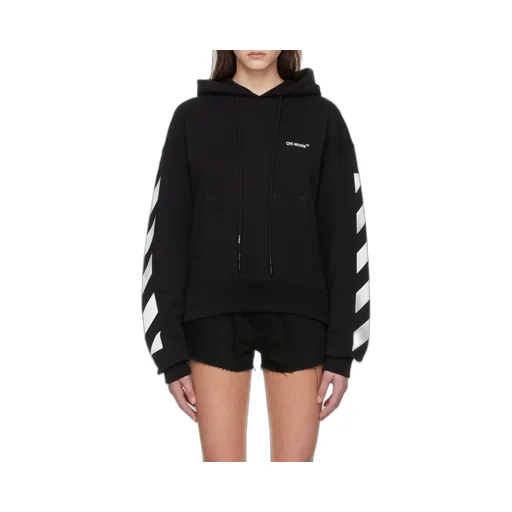 Off-White Diag Printed Drawstring Hoodie
