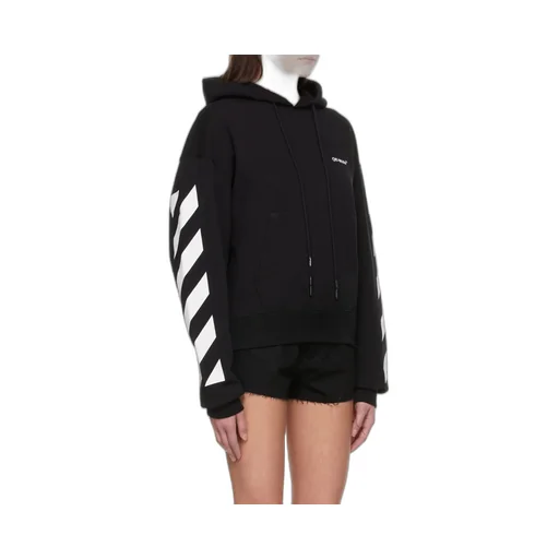 Off-White Diag Printed Drawstring Hoodie