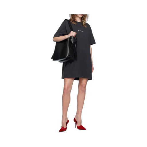 Acne Studios Logo Detailed Midi Shoulder Bag