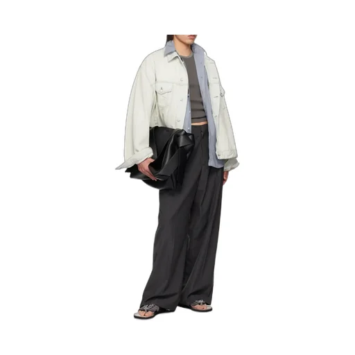 Acne Studios Logo Detailed Midi Shoulder Bag