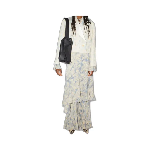 Acne Studios Logo Detailed Midi Shoulder Bag
