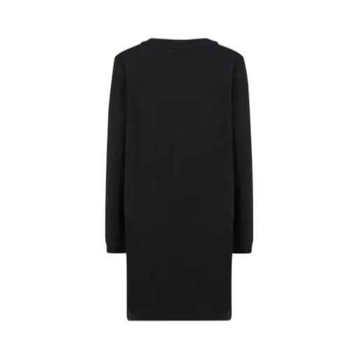 A Round-Necked Logo Dress