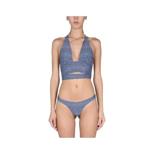 Logo-Print Bikini Bottoms