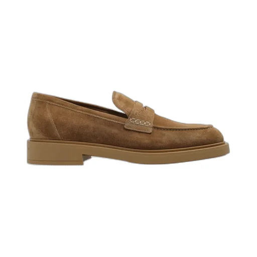 Gianvito Rossi Harris Round-Toe Loafers