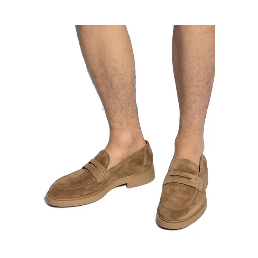 Gianvito Rossi Harris Round-Toe Loafers