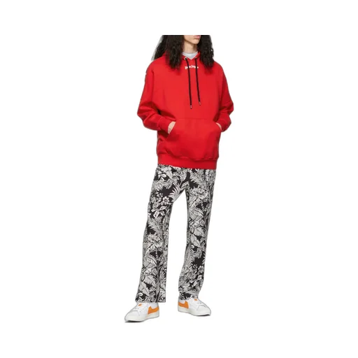 Palm Angels Logo Printed Hoodie