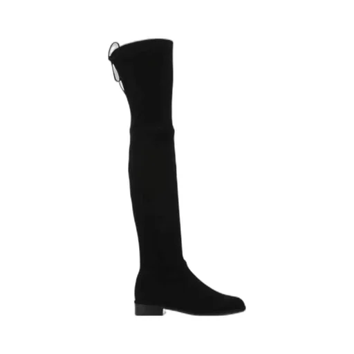 Suede Knee-Length Boots