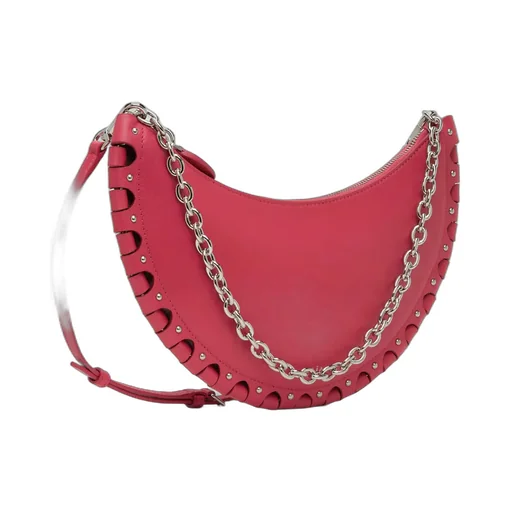 Zipper Opening And Closing Shoulder Bag